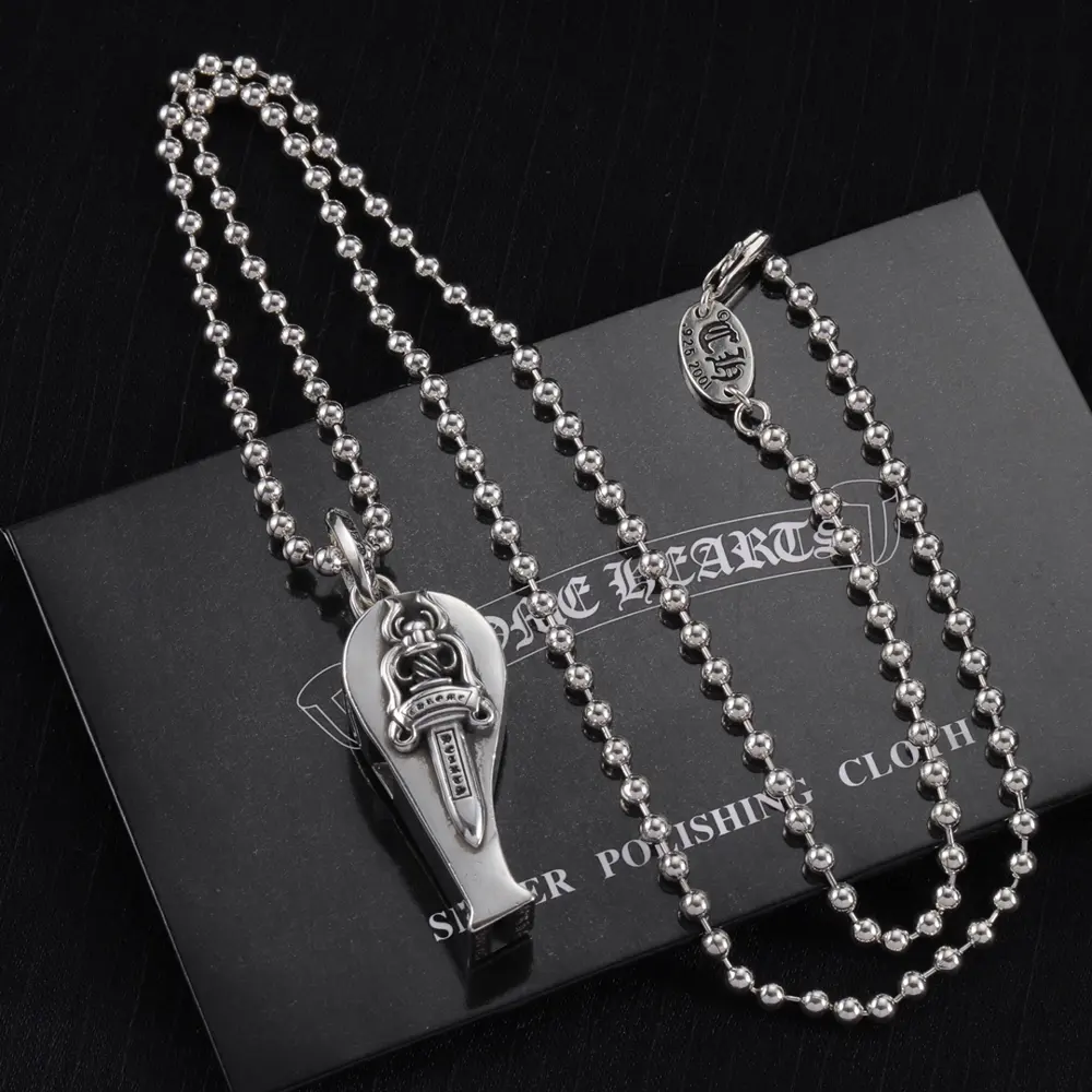 Chrome Hearts Chrome Heart Whistle Large Necklace