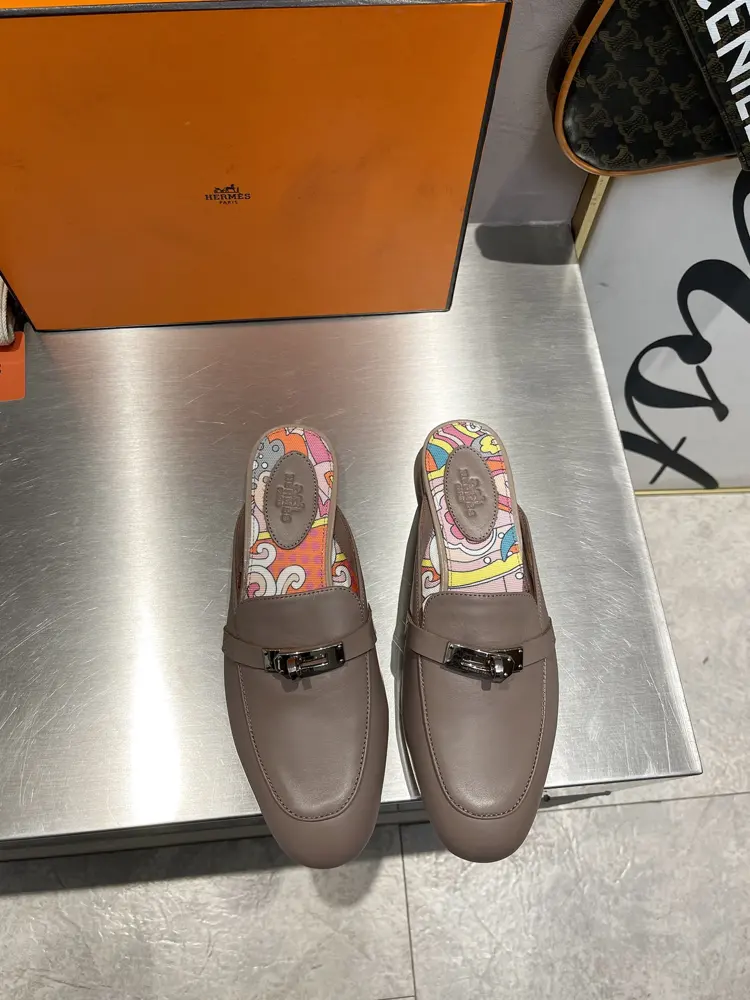 Hermès early spring new style half-slippers