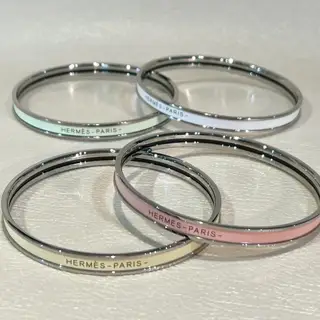 Hermes enamel bracelet small thin high version one-to-one precision version The narrow