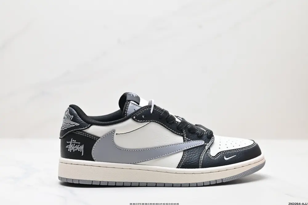 Nike AJ1 reverse hook Travis Scott x Air Jordan 1 “Reverse Mocha” AJ1 Joe 1 TS Lightning XZ5068-001