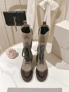 Brunello Cucinelli boots The classic inspiration from loafers defines the modern elegance