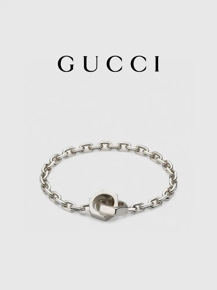 Gucci Trademark series charm chain bracelet