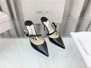 Jimmy Choo Spring and Summer new popular bowknot single shoe series