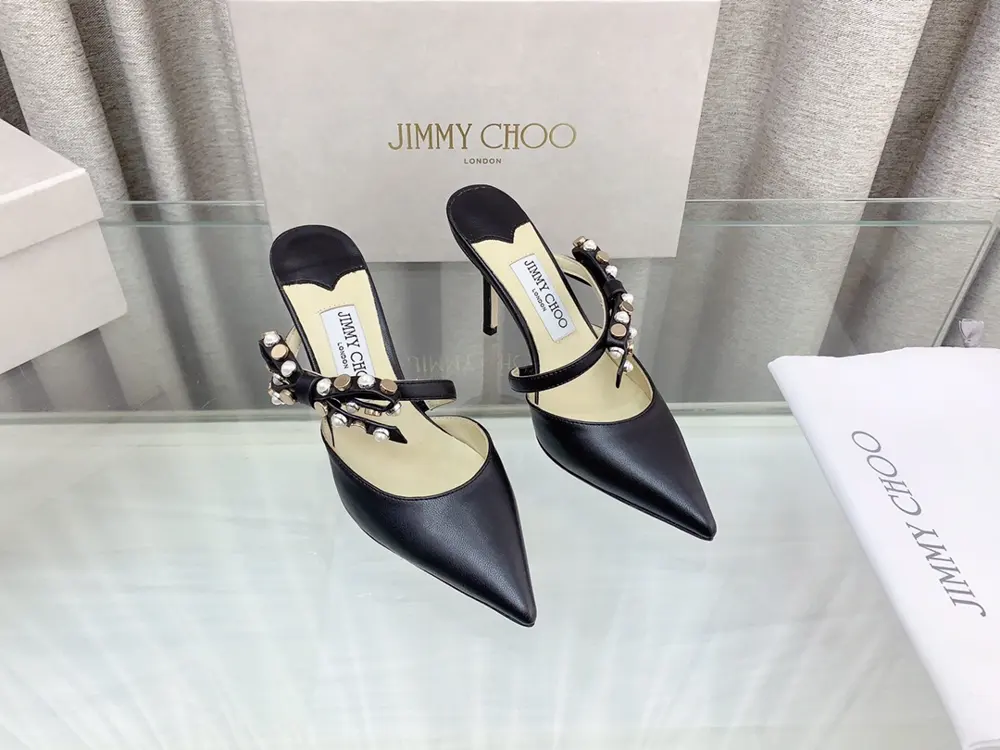 Jimmy Choo Spring and Summer new popular bowknot single shoe series