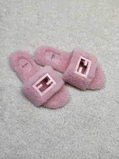 Fendi wool slippers 2024 latest colors official synchronization size 35-42
