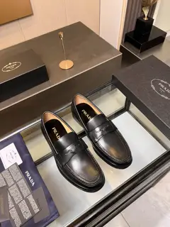 Prada casual leather shoes