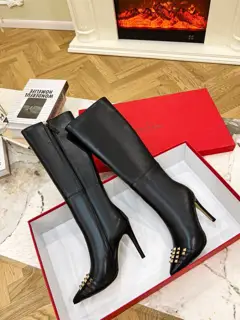 Valentino》Valentino 2023 high-heeled fashionable women’s boots