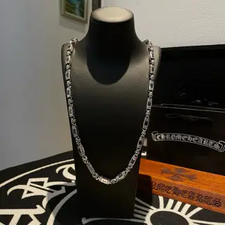 Chrome Hearts Purple Diamond Necklace