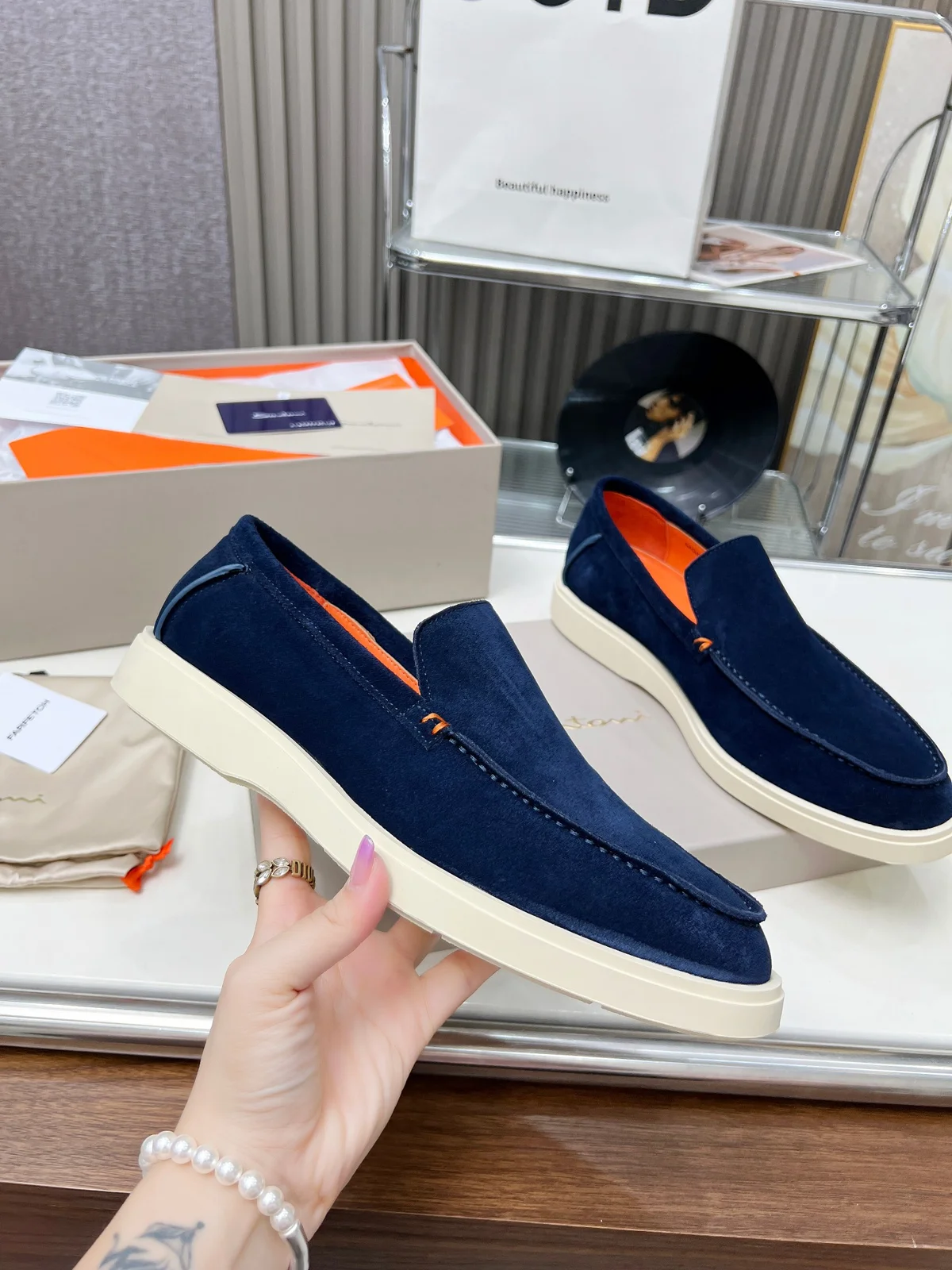 Santoni four seasons classic loafers