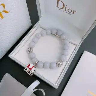 DIOR Multi-element agate Thai silver style bracelet