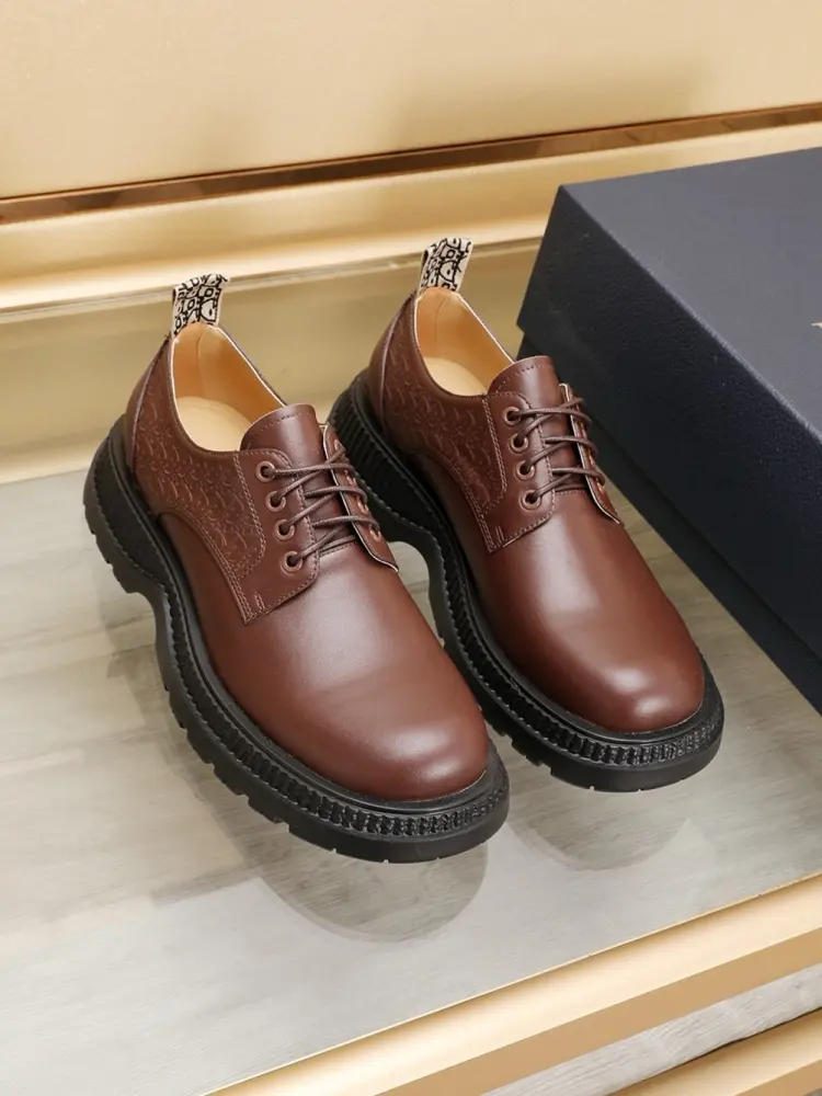 Dior low-top Derby casual leather shoes