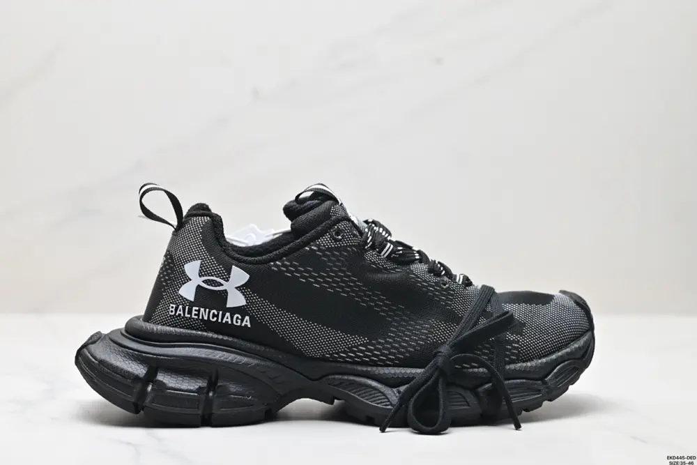 Balenciaga x Under Armour 3XL Balenciaga comfortable retro non-slip wear-resistant low-top 814415