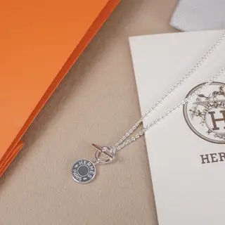Hermes [Pure Silver Seiko Edition] Z 4000Aulettes H Confettis Necklace