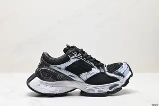 Balenciaga Stapler Shoes Staples Round Toe Lace-up Low-top Daddy Shoes 803682