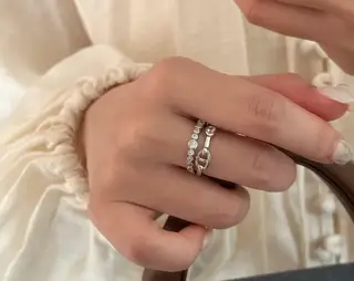 Hermes Double Circle Pig Nose Ring Exclusively available~