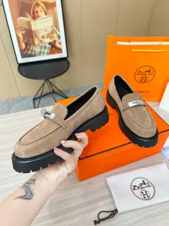 Hermes new loafers are real handmade shoes