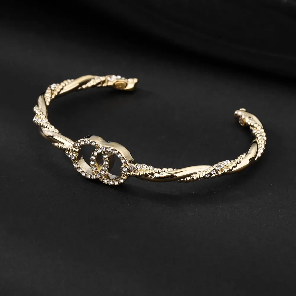 Chanel Double C bracelet with diamonds