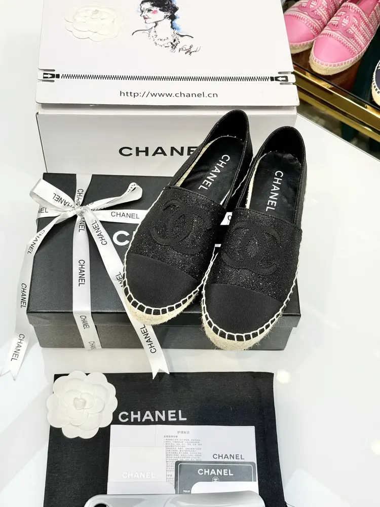 Chanel fisherman shoes new color woven