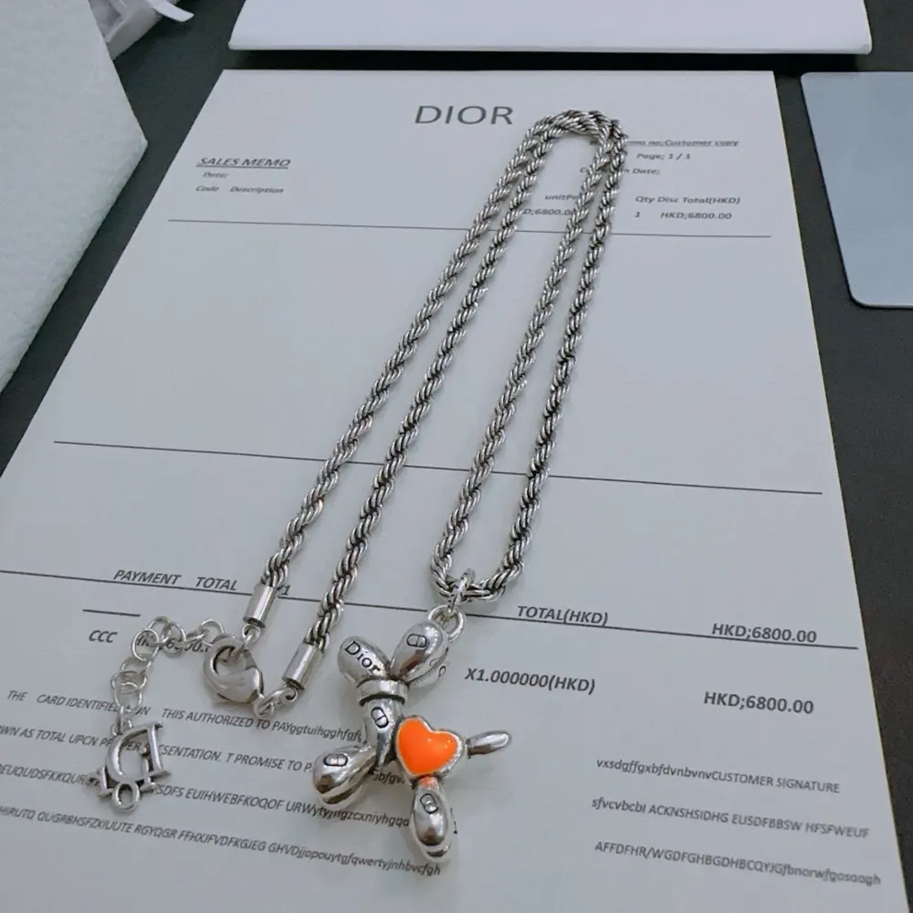 Dior vintage necklace for couples
