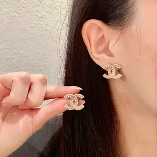 Second-hand Chanel Double C earrings