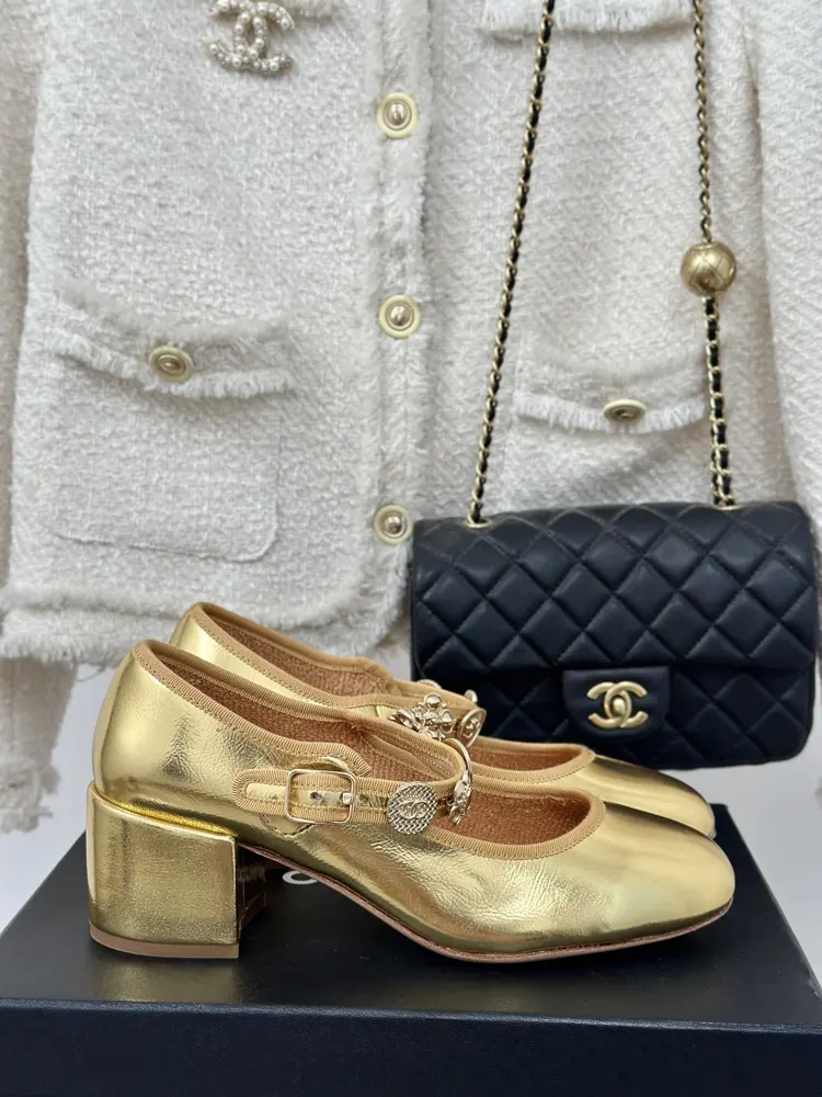 Chanel Milan catwalk Mary Jane shoes