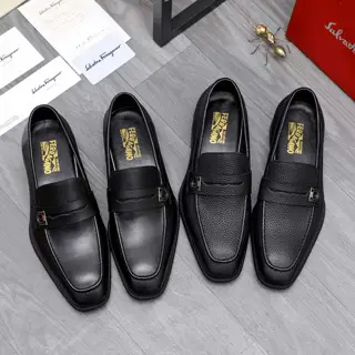 Salvatore Ferragamo business slip-on shoes