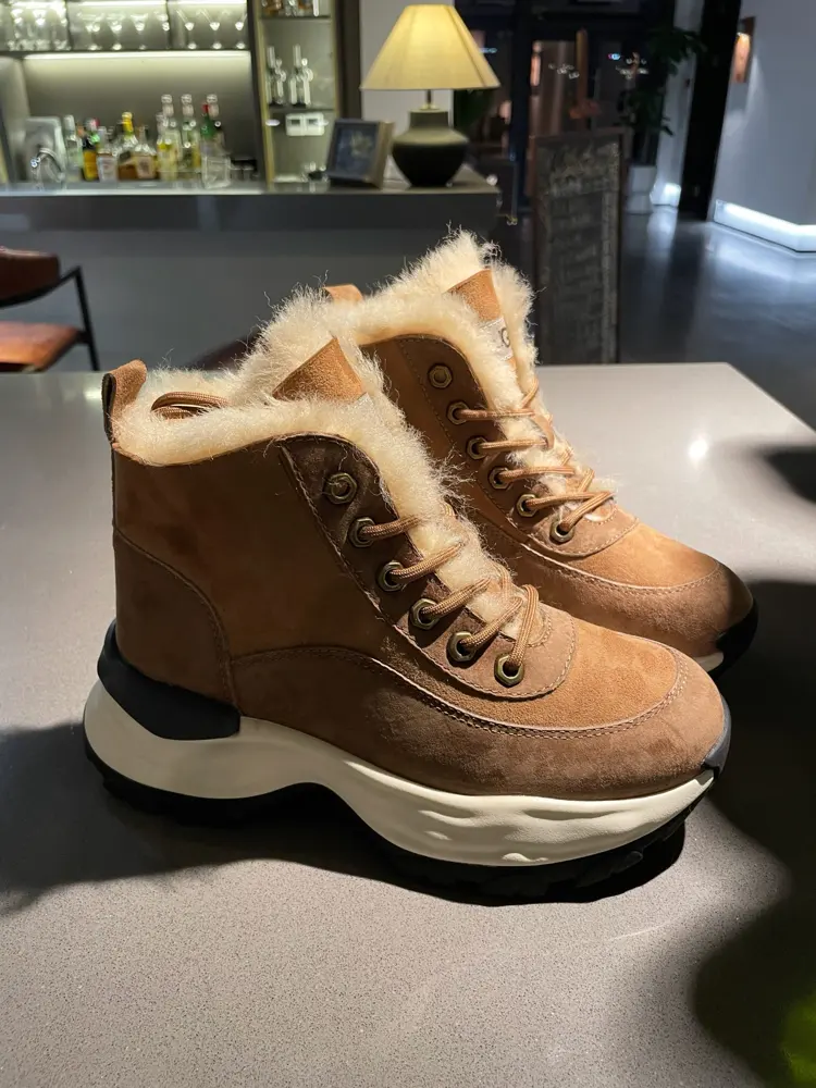 UGG fur and leather hot sale