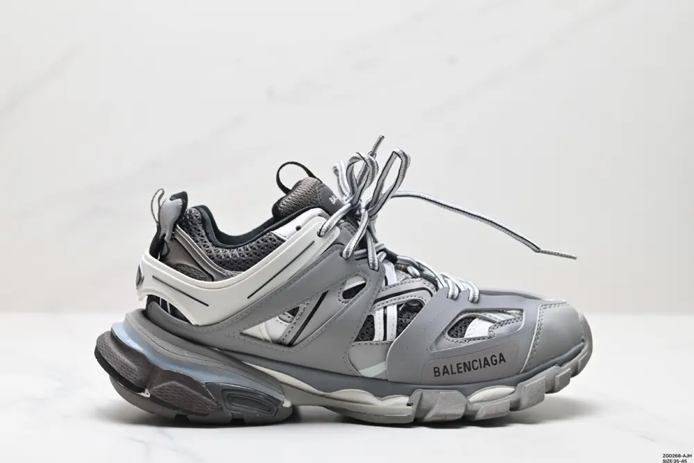 Balenciaga Sneaker Tess s.Gomma MAILLE WHITE/ORANGE 3.0 generation three generations of 542436