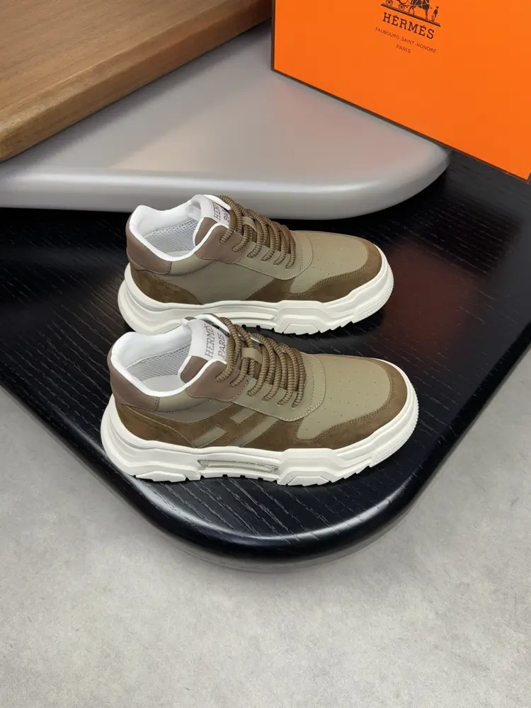 Hermès high-top casual sports shoes