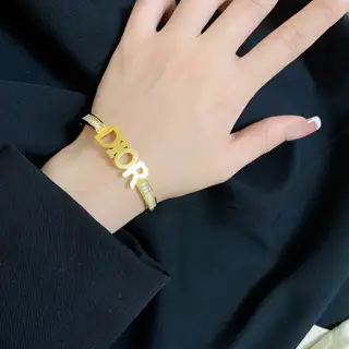 New product Dior can be salty or sweet diamond bracelet⭐ The same style as the counter 14K