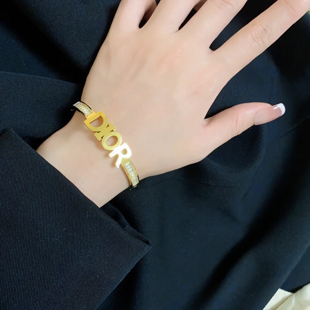 New product Dior can be salty or sweet diamond bracelet⭐ The same style as the counter 14K