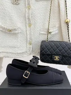 Chanel Bow Mary Jane Shoes