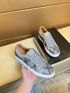 BOSS unique modern style sports shoes. Casual loafers original leather sheepskin lining (no