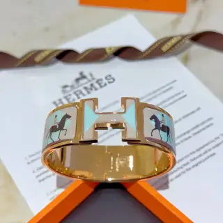 Hermes bracelet Original custom 20mm wide bracelet The enamel craft is a real test of the