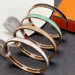 Hot item recommendation Hermes enamel bracelet small size thin high version one-to-one