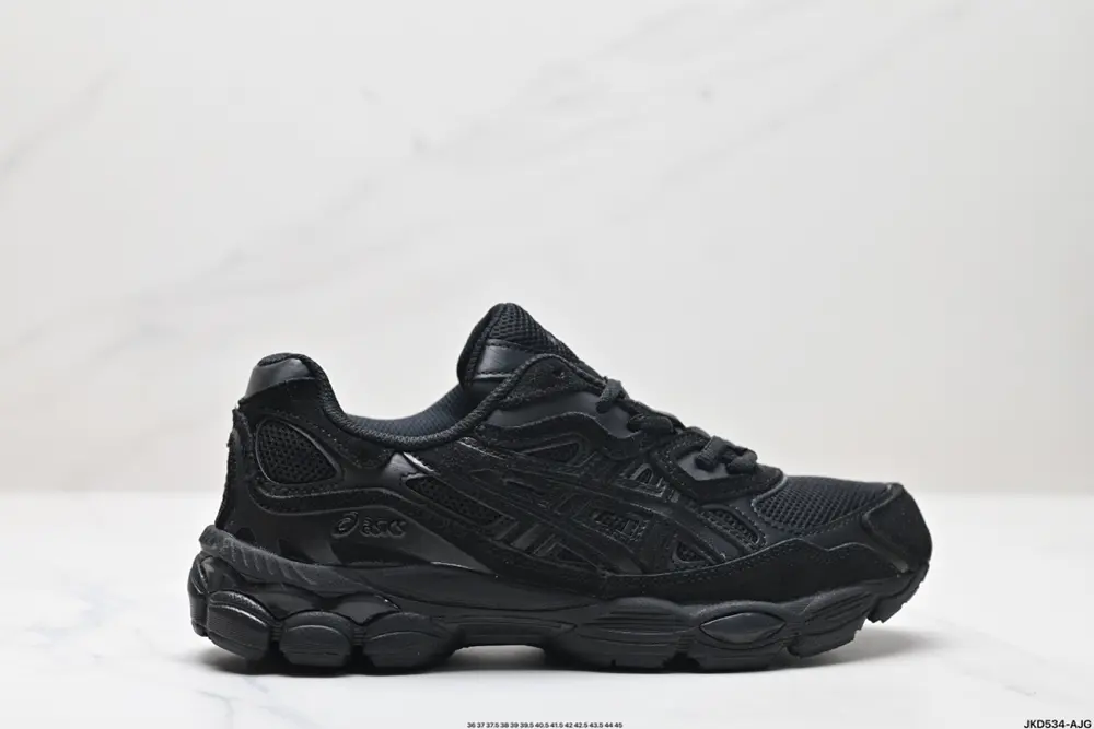 ASICS/Asics GEL-NYC 2055 breathable mesh upper with some synthetic leather material. Adopts 1201A789-020