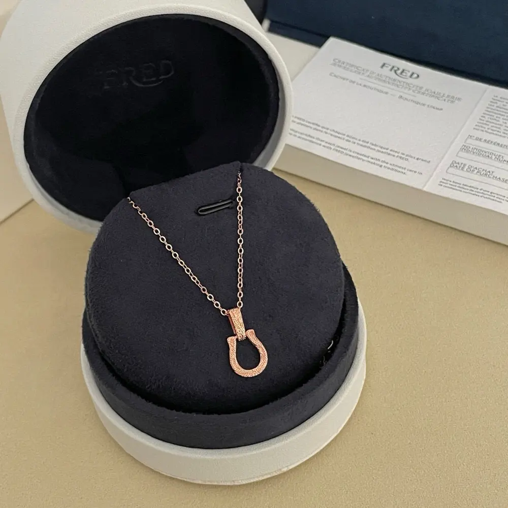Fred horseshoe necklace