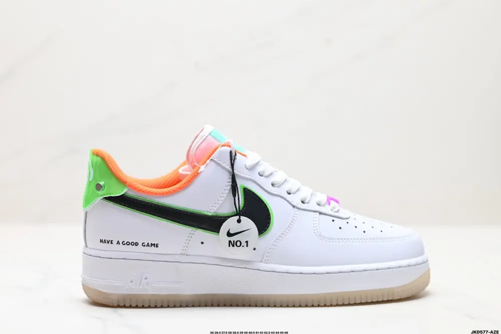 Nike AIR FORCE 1’07 Air Force One low-top versatile casual sports sneakers. Soft and elastic DO2333-101