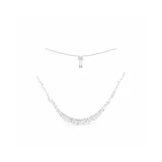 Apm monaco coarse and delicate multi-pearl diamond necklace sweater chain