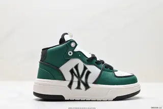 MLB high-top sneakers for men and women 2023 new NY thick-soled retro sneakers lightweight