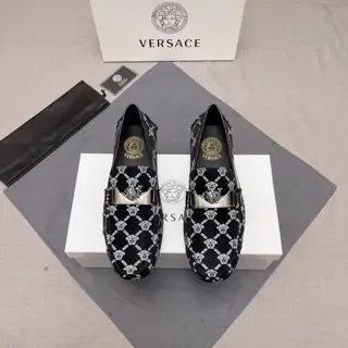 Versace loafers~Four seasons trendy shoes