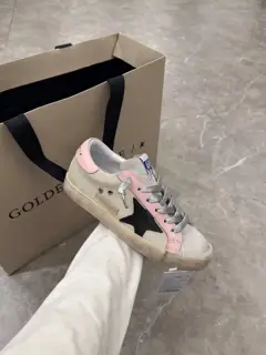 Golden Goose online pink tail couple model original high version Shoes