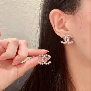 Second-hand Chanel Double C earrings