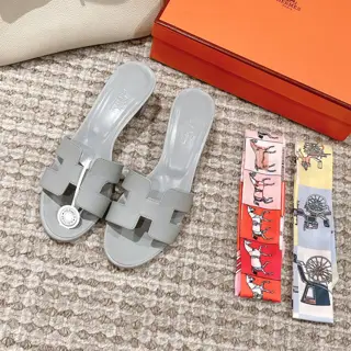 Hermes H Slippers Oran Sandal Series————————————Fashionable and versatile Super comfortable
