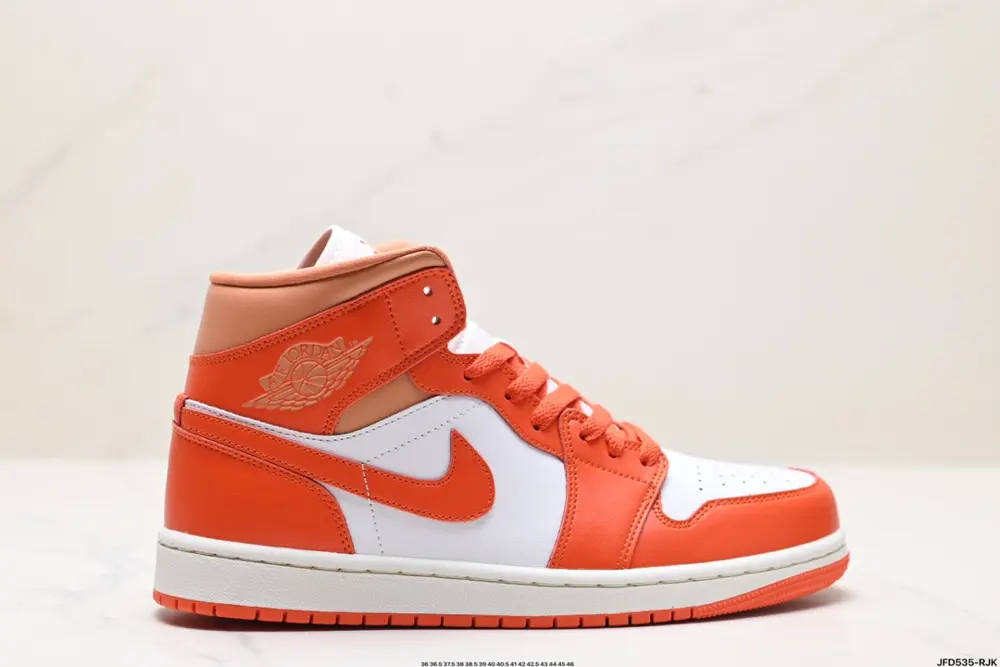 NIKE Air Jordan 1 Retro Mid AJ1 Jordan Generation Mid-top Classic Retro Culture Leisure BQ6472-108