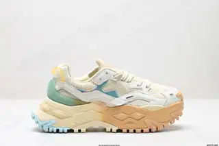FILA FUSION Fila fashion brand BIANCO fabric synthetic leather hard candy stitching shock T12W321301FSG