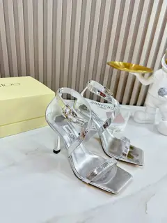 JIMMY CHOO D-buckle rhinestone model