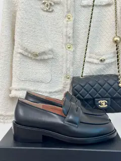 Chanel classic double C loafers