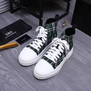 Dolce & Gabbana couple’s high-top casual shoes