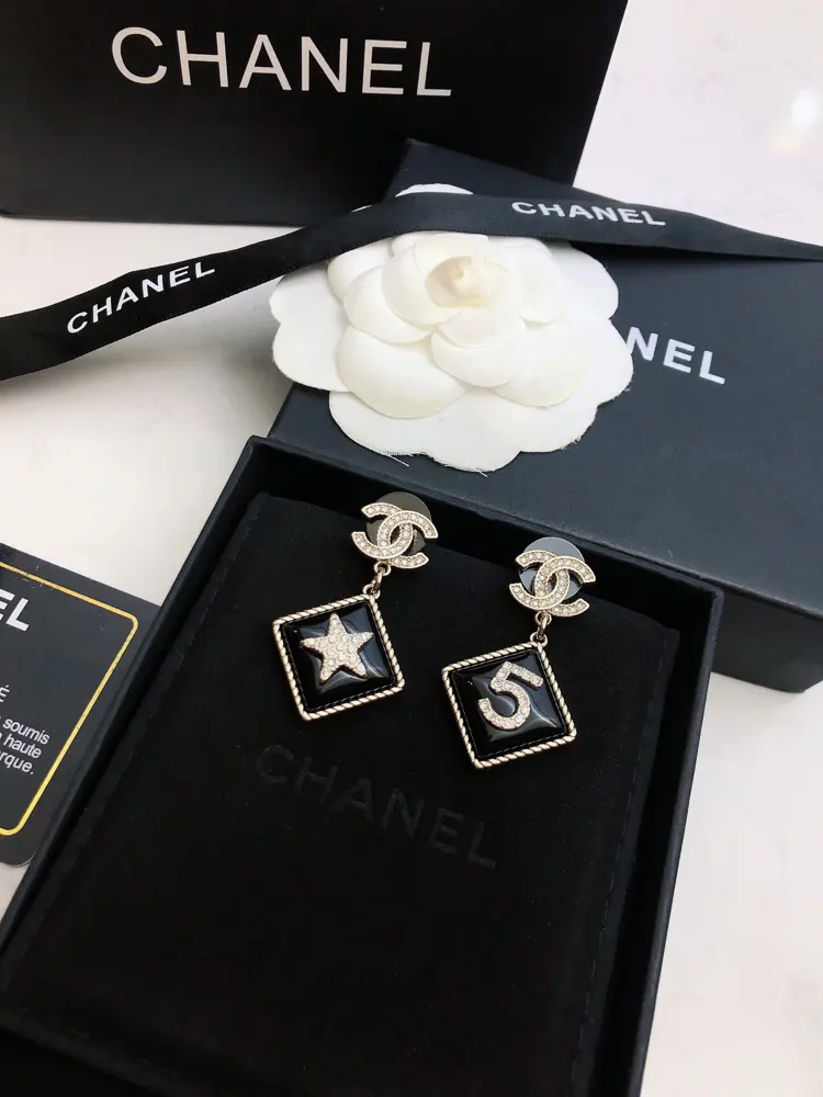 Chanel long earrings